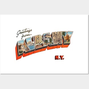 Greetings from Albany New York Posters and Art